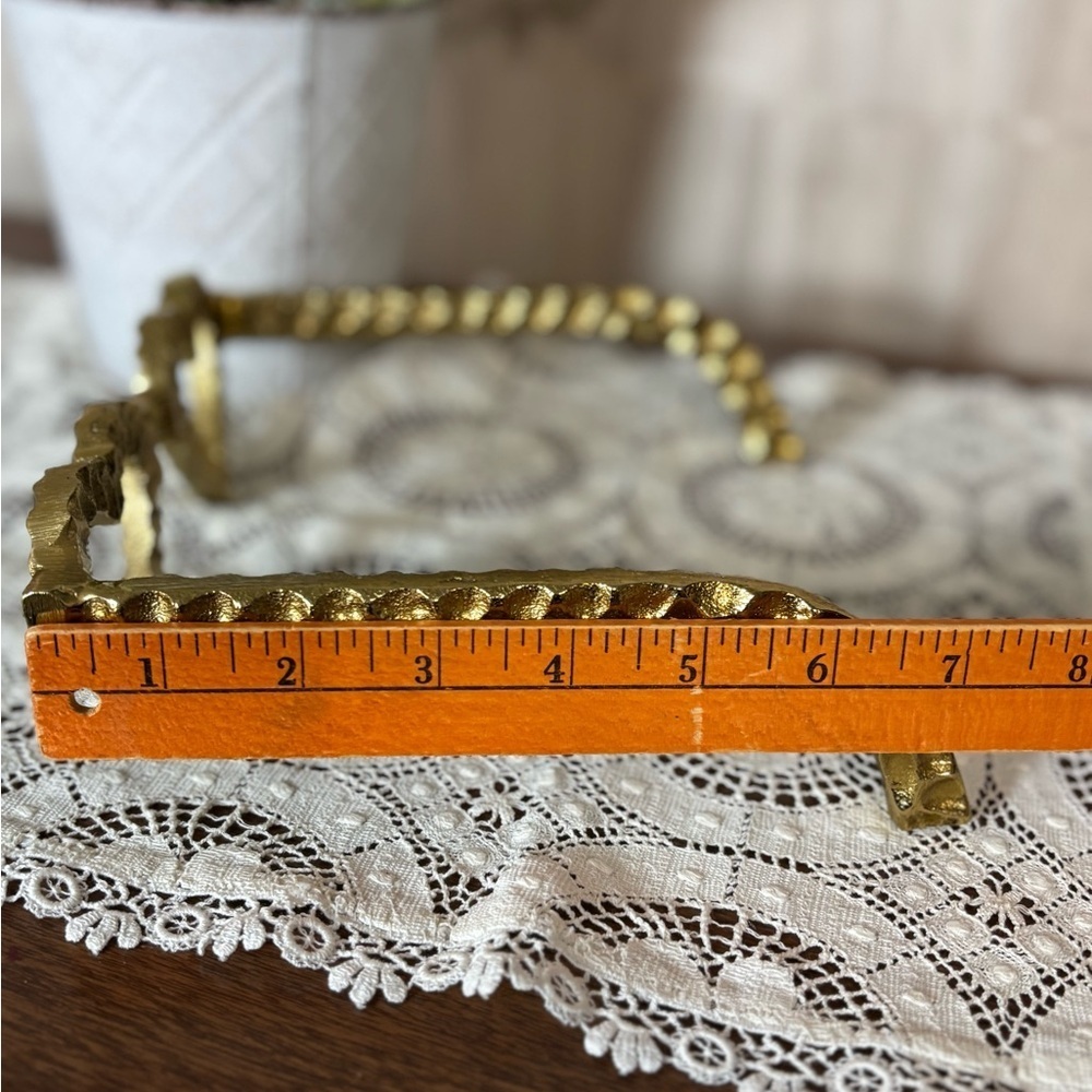 Sagebrook Home Metal Gold Heart-Shaped Glasses - Picture 8 of 8